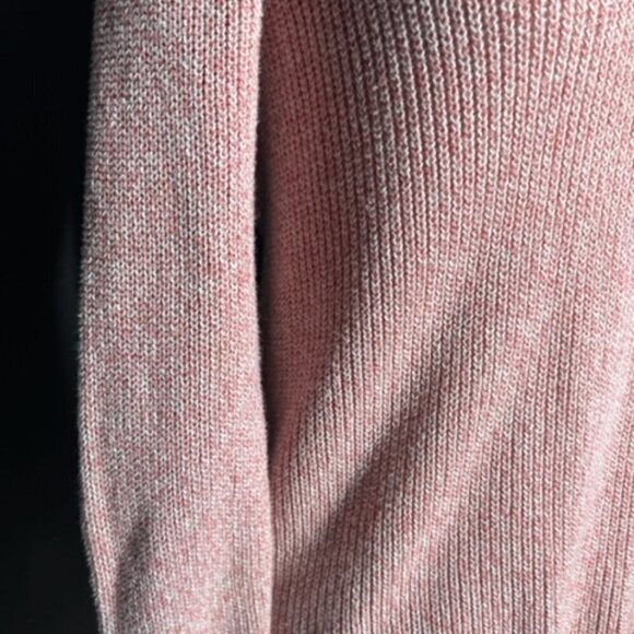 Loft Womens Light Pink Long Sleeve Lightweight Sweater 100% Cotton Size XS - Picture 2 of 7